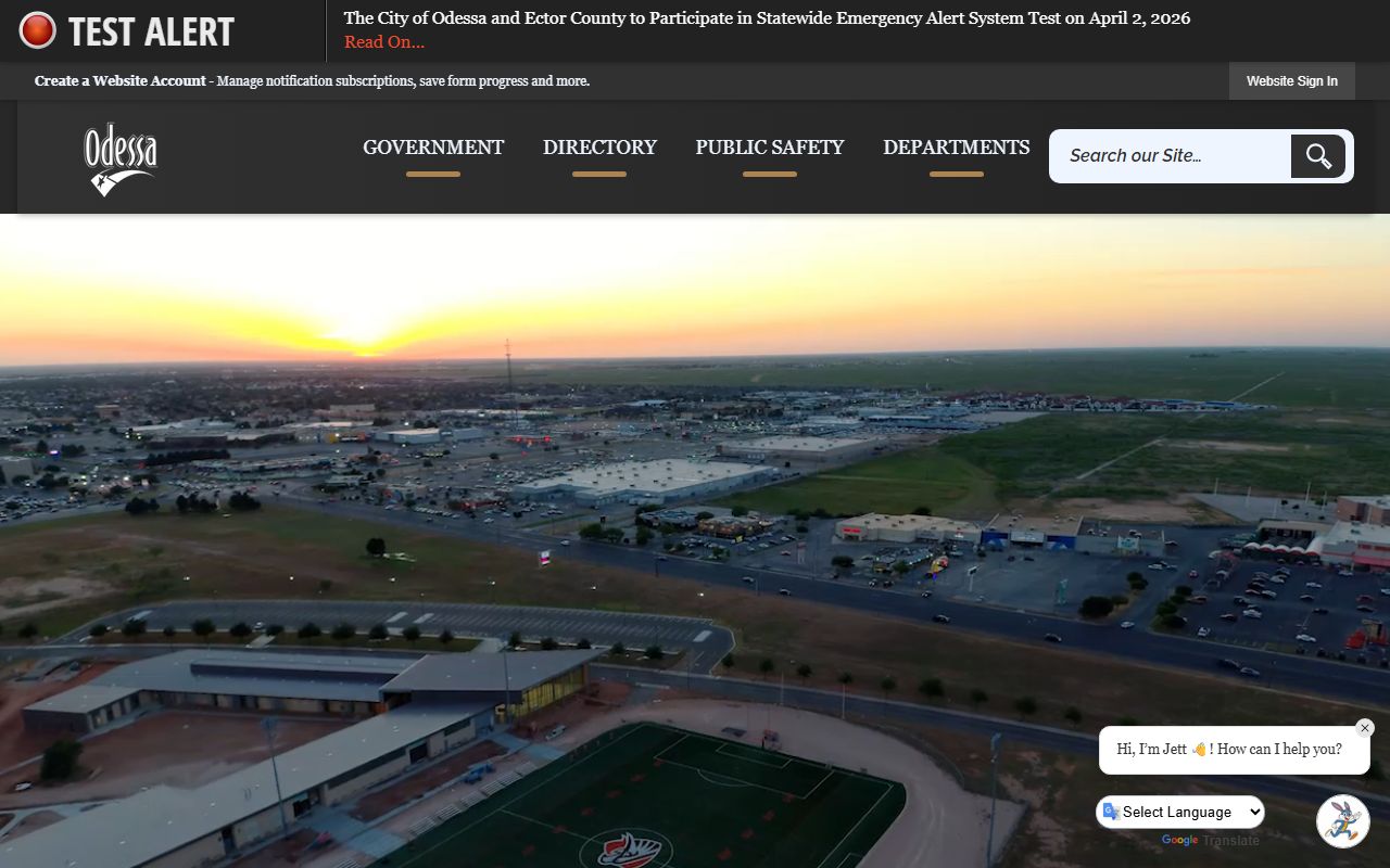 City of Odessa official website for unclaimed money resources