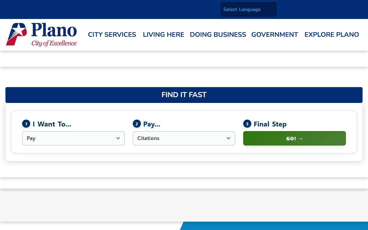 City of Plano official website with local government and employee resources