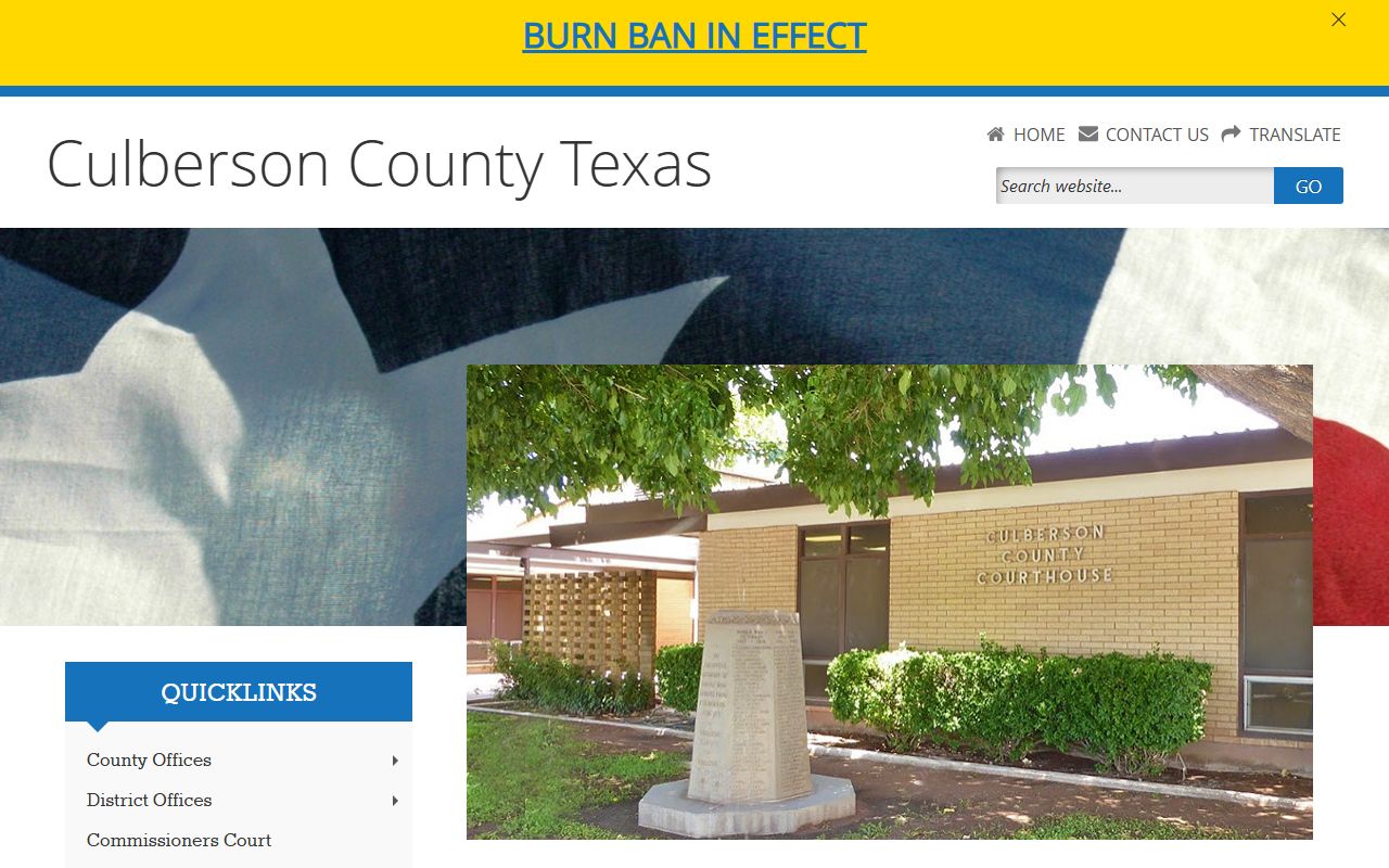 Culberson County official website for unclaimed property resources