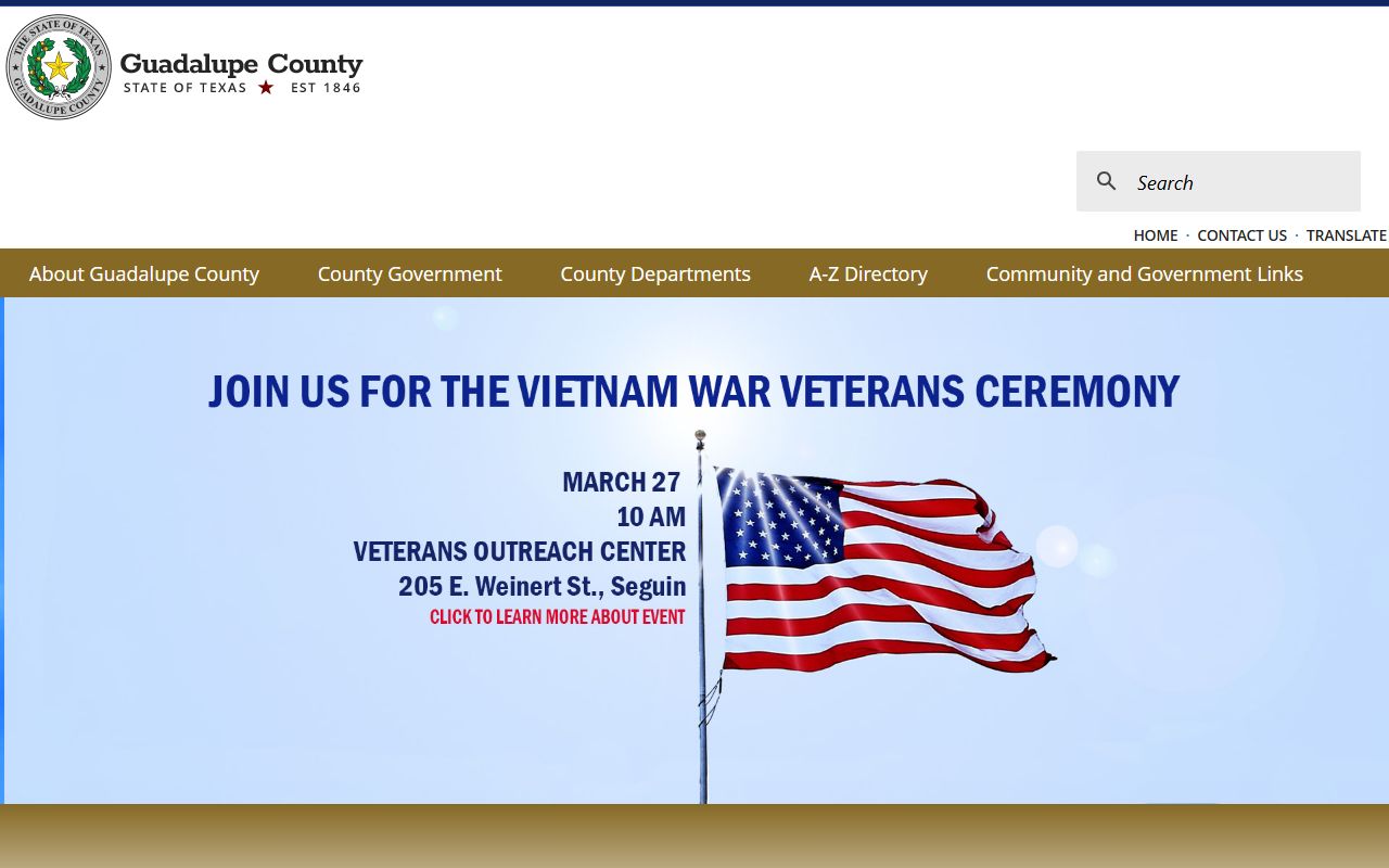 Guadalupe County official website for local records and unclaimed property resources