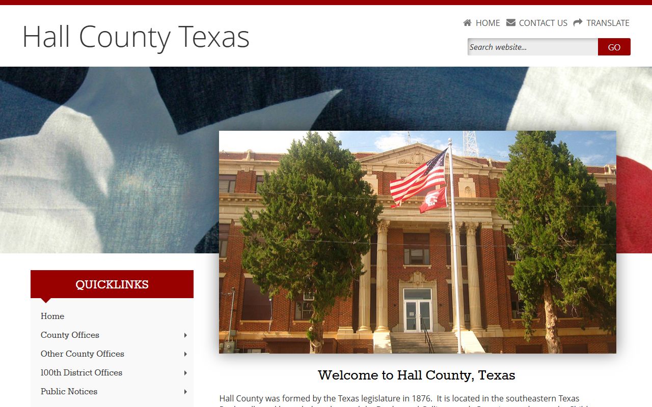 Hall County official website for local records and unclaimed property resources