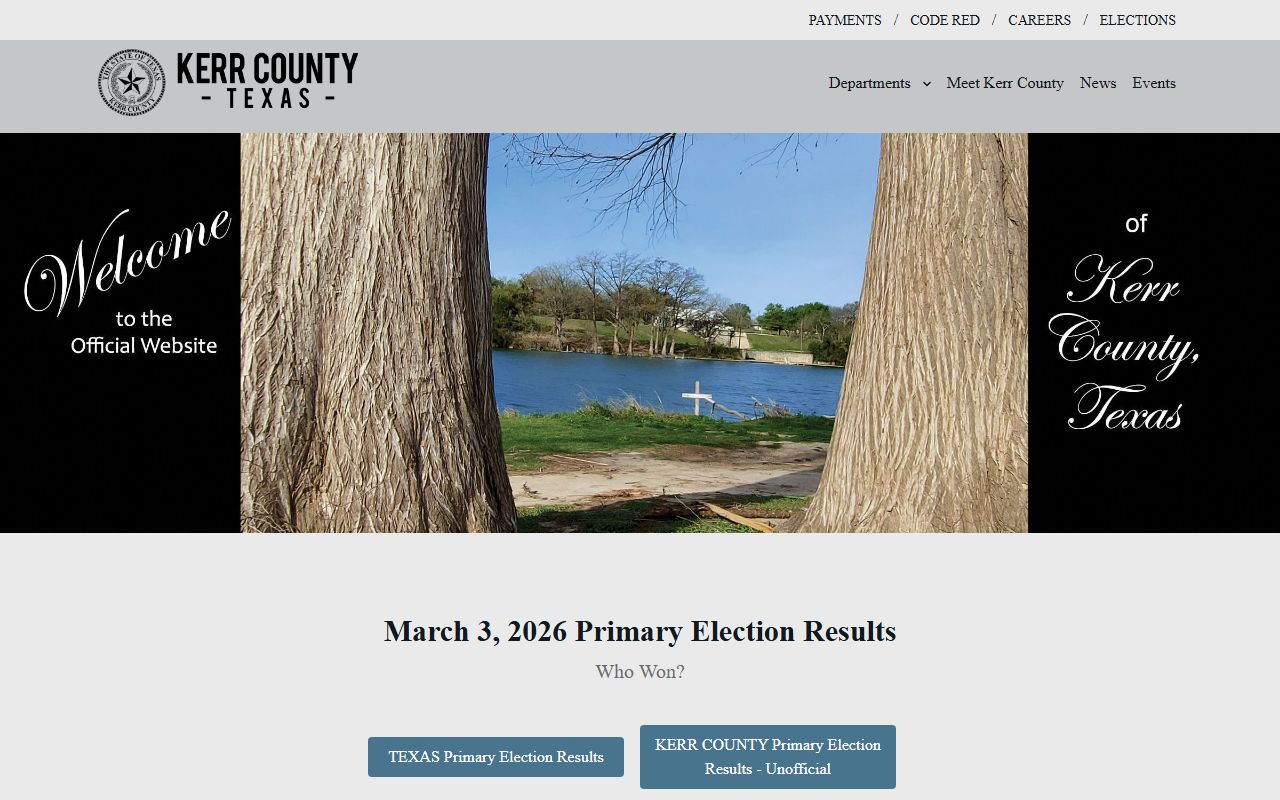 Kerr County official website for local records and unclaimed property resources