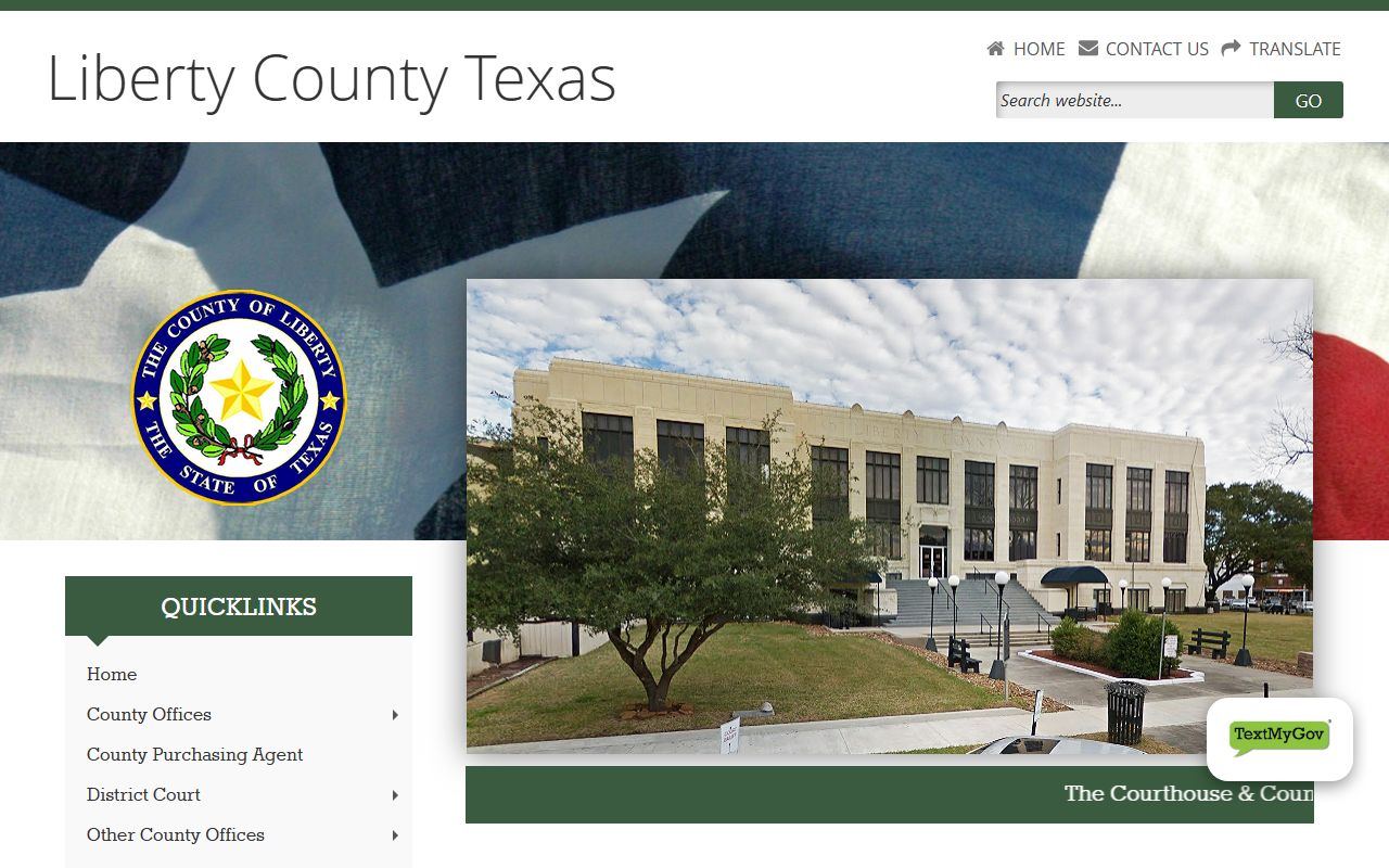 Liberty County official website for local records and unclaimed property resources