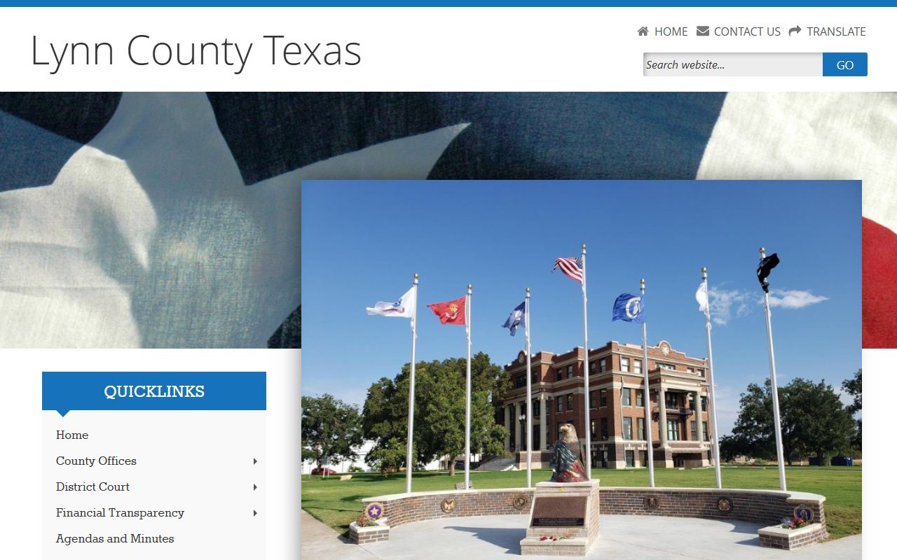 Lynn County official website for local records and unclaimed property resources