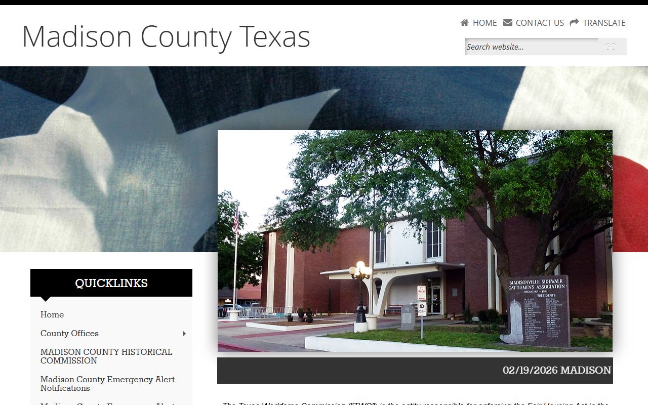 Madison County official website for local records and resources