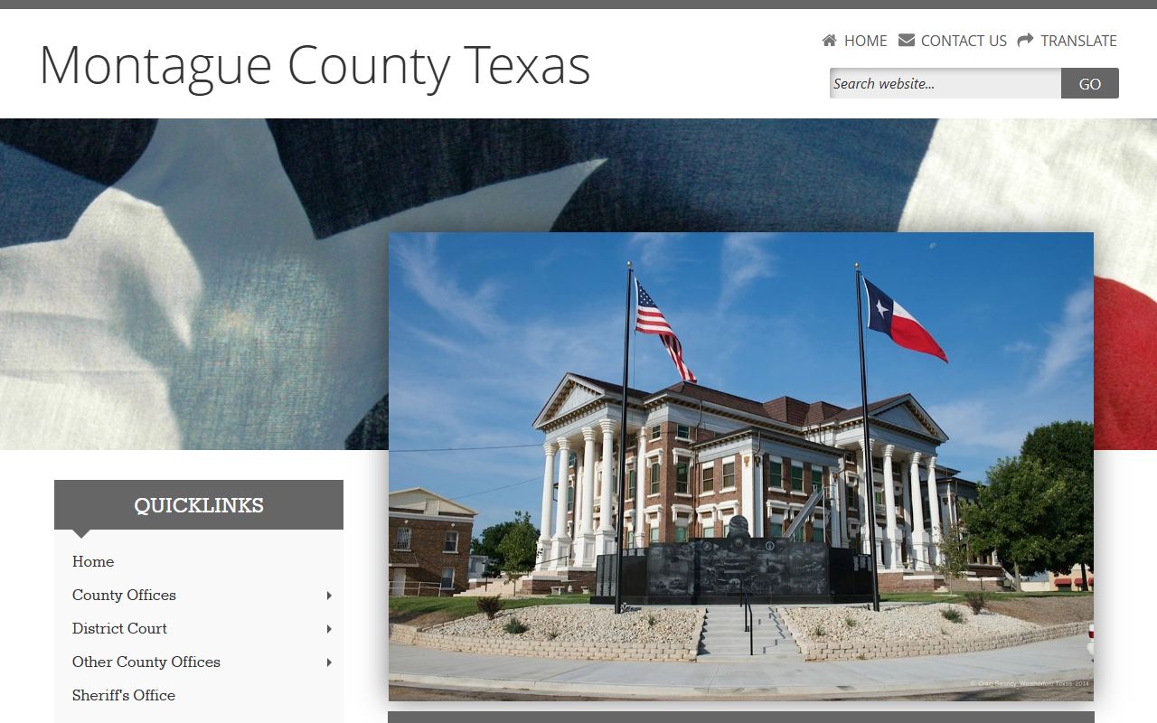 Montague County official website for local records and unclaimed property resources