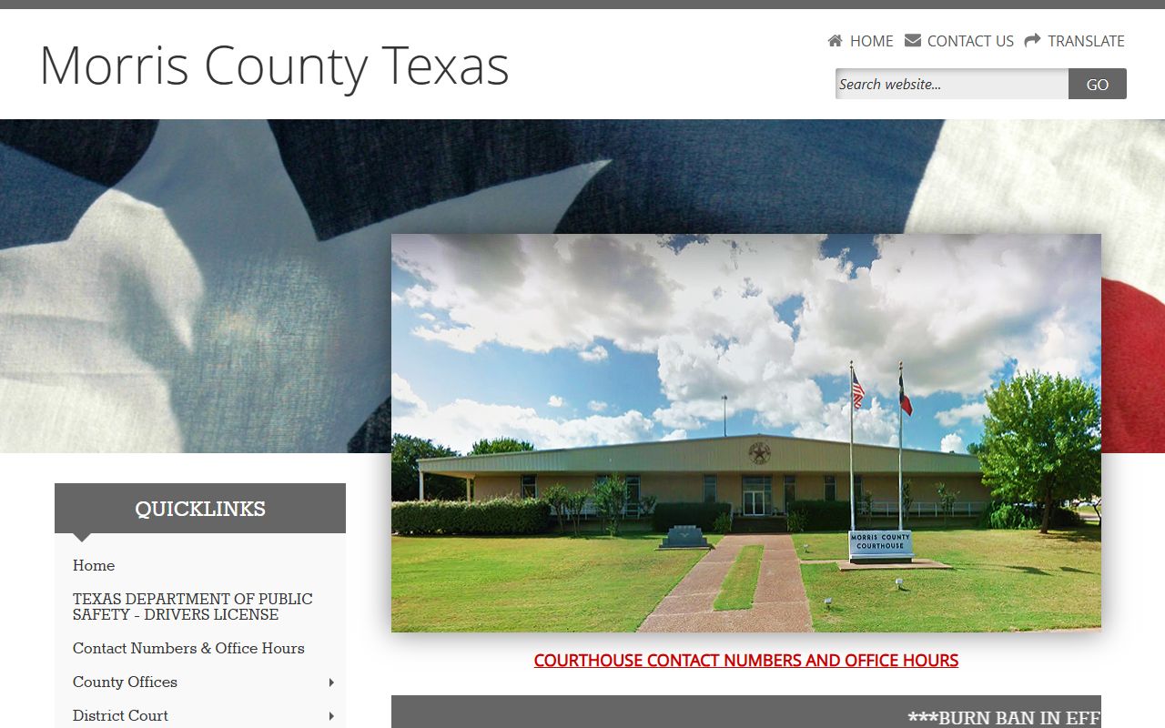 Morris County official website for local records and unclaimed property resources