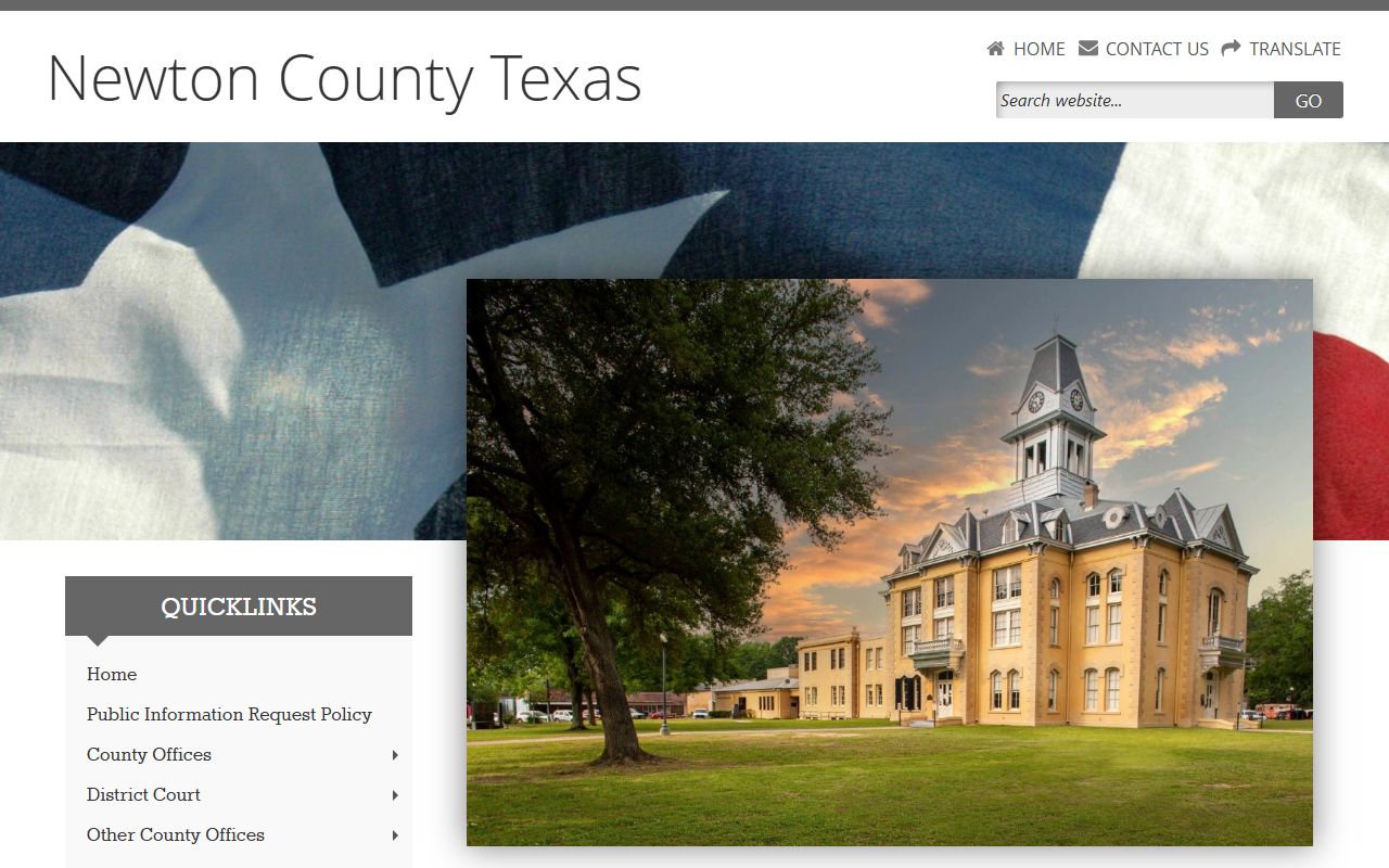 Newton County official website for local records and unclaimed property resources