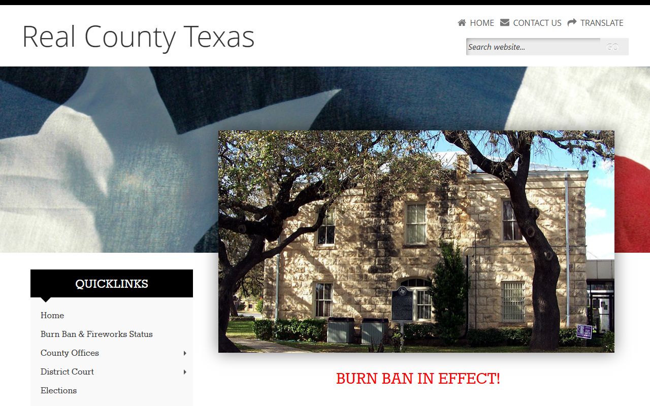 Real County official website for local records and unclaimed property resources