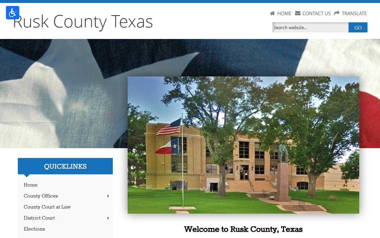 Rusk County official website for local records and unclaimed property resources