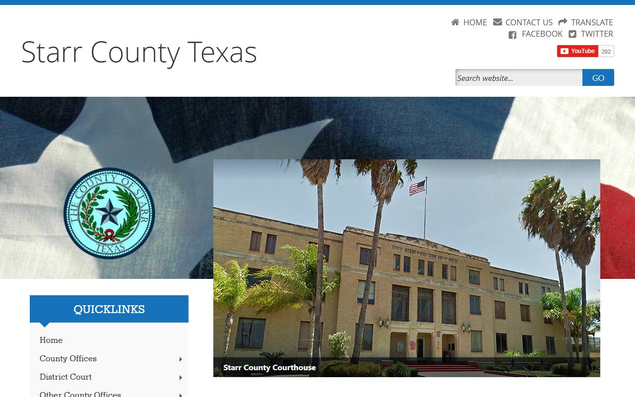 Starr County official website for local records and unclaimed property resources